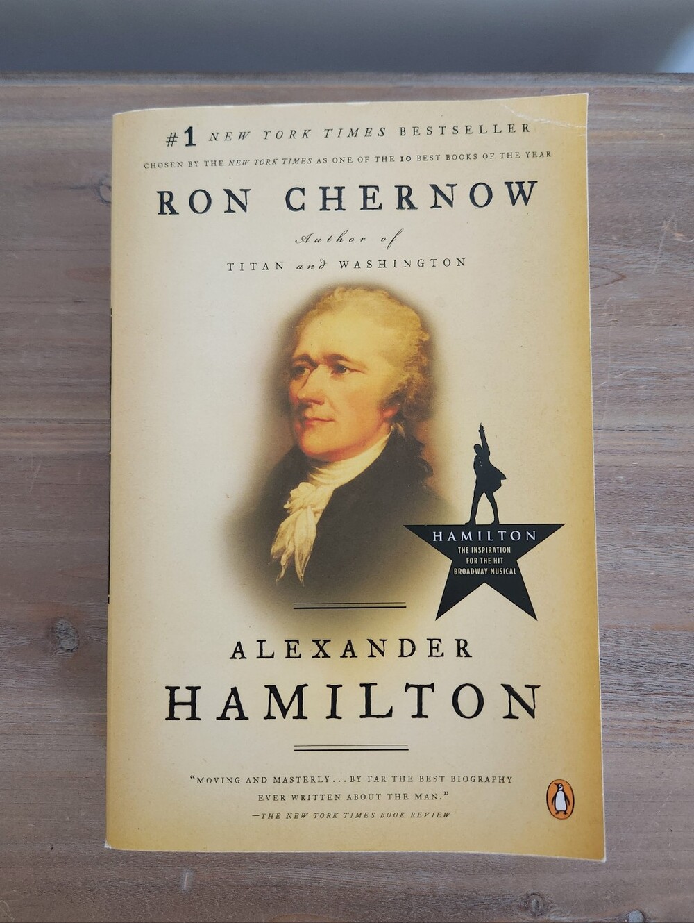 Alexander Hamilton Ron Chernow Paperback Biography Broadway Musical History